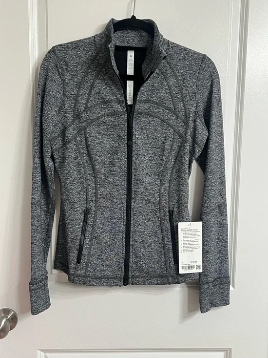NWT Lululemon Define Full Length Jacket Heathered Black 8 - Picture 1 of 8